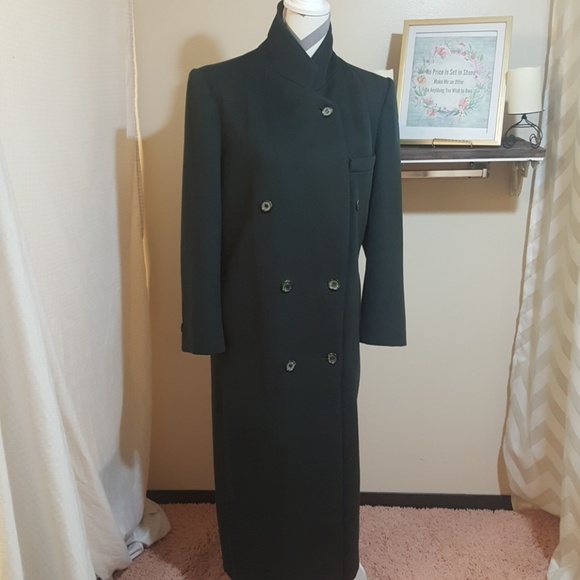 100% Wool Ashley Scott Trench Coat - Picture 2 of 8